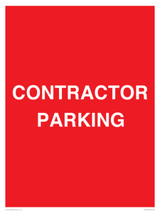 CONTRACTOR PARKING
